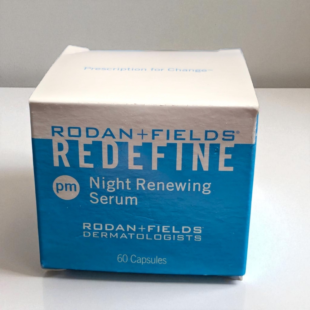 Rodan + Fields Redefine PM Night Renewing Serum 60 Capsules Anti-Aging Skincare